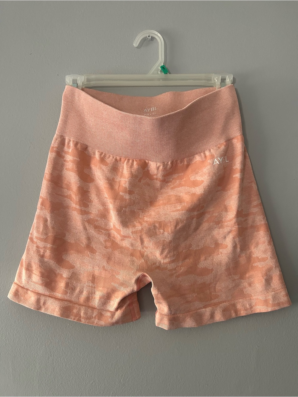 AYBL Peach Camo Seamless Bike Shorts